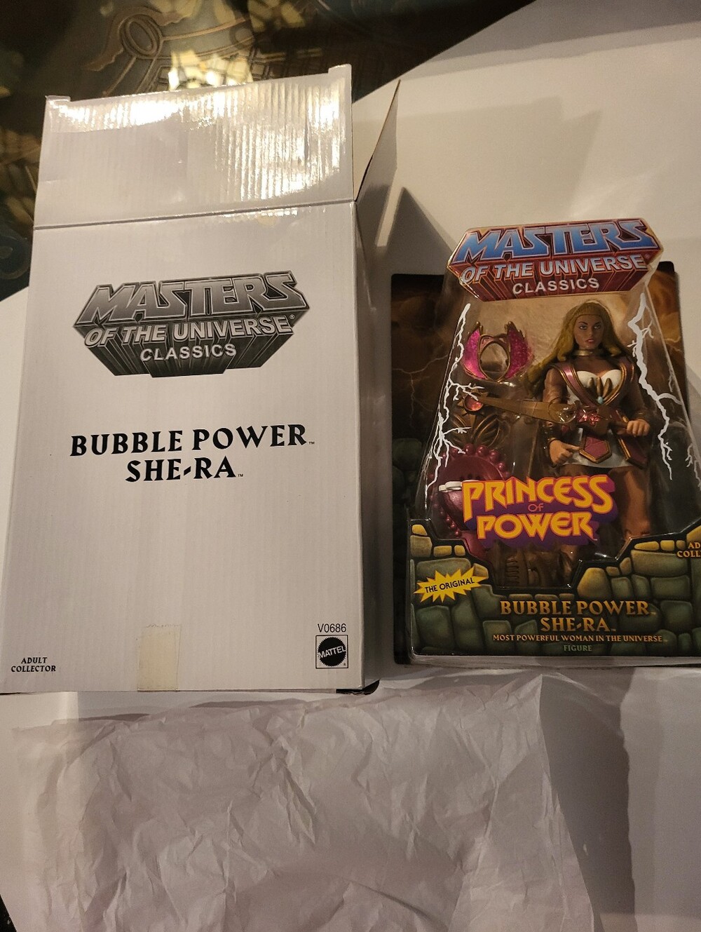 Masters Of The Universe Matty Collector Bubble Power She-Ra NIB 2011